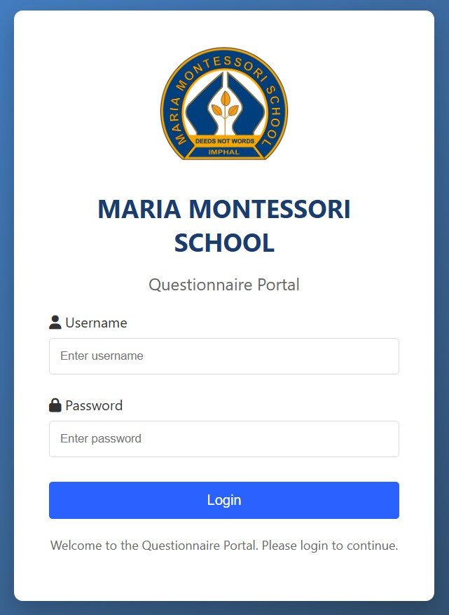 Questionnaire Portal